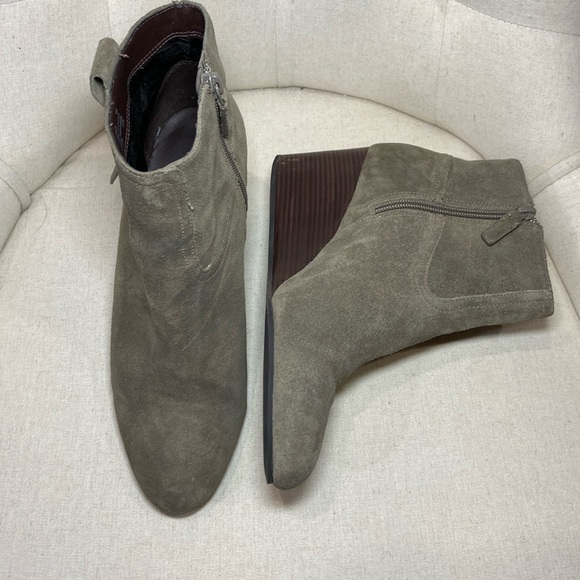 Cole Haan Grand OS Suede Wedge Booties 8 - Picture 2 of 7